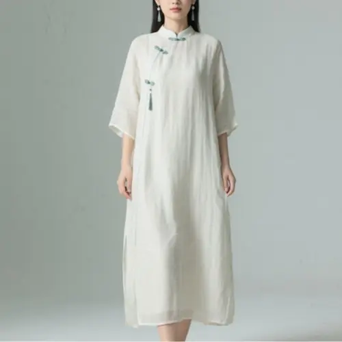 新中式國風寬鬆連衣裙